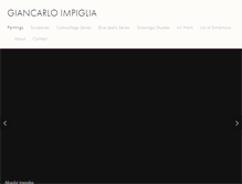 Tablet Screenshot of giancarloimpiglia.com